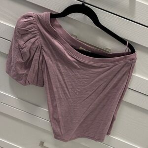 Nation LTD Dusty Rose Off-Shoulder Blouse